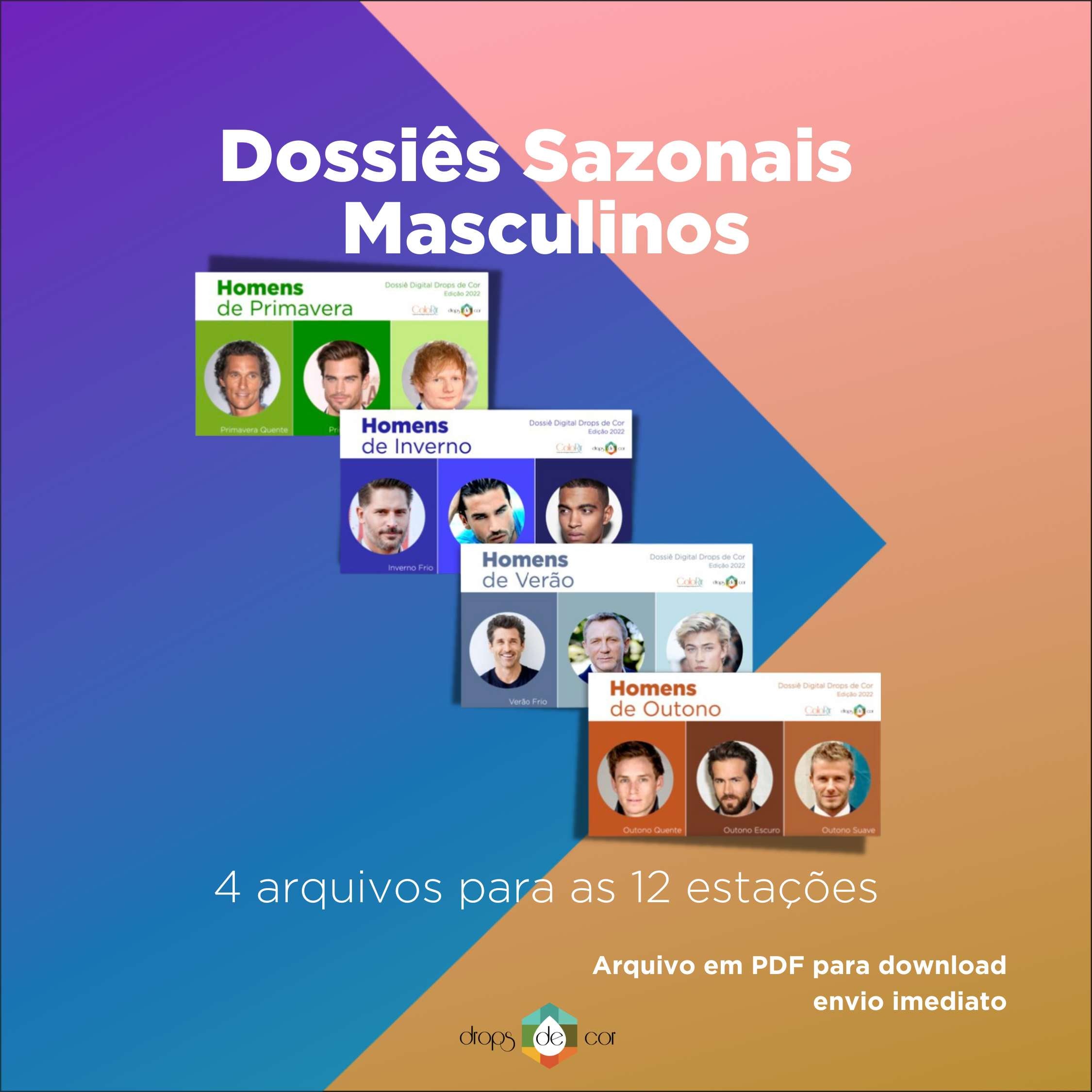 Kit Dossier Hombre de Temporada - 4 Archivos Descargables - Portugués
