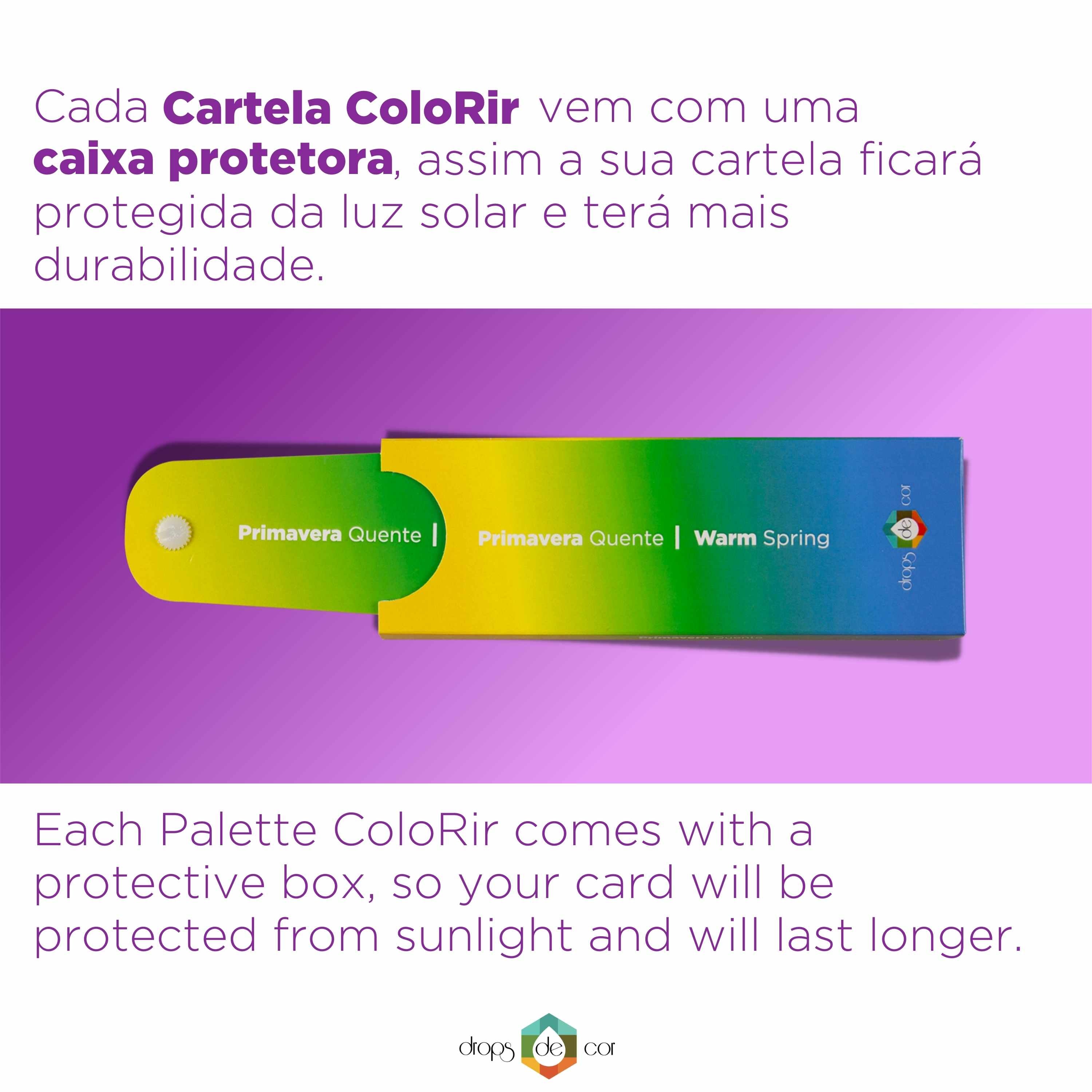 Tarjeta de verano suave ColorRir