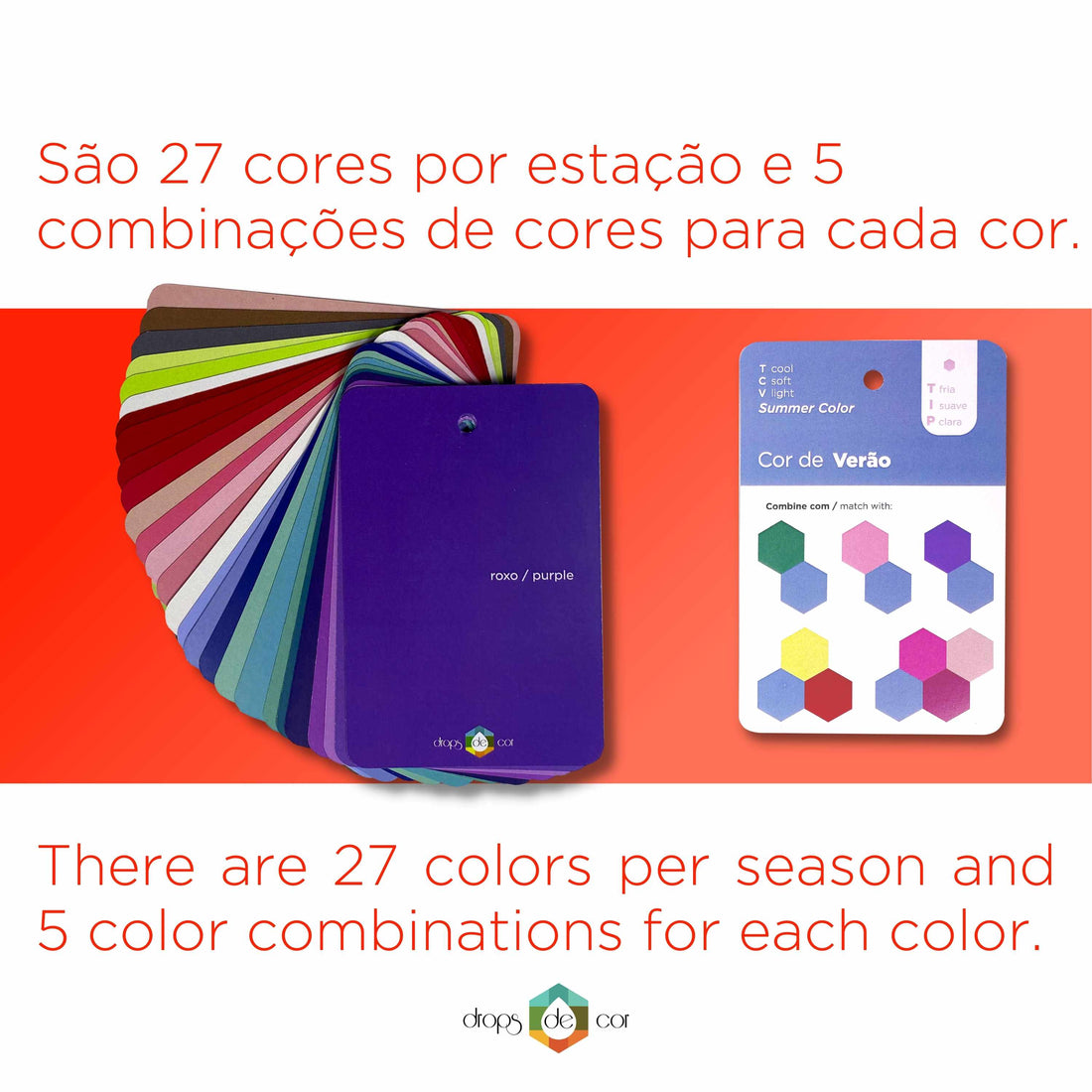 Tarjetas de colores otoñales
