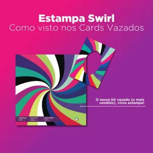 Kit Drapes das Estações Estampado - 12 Estações