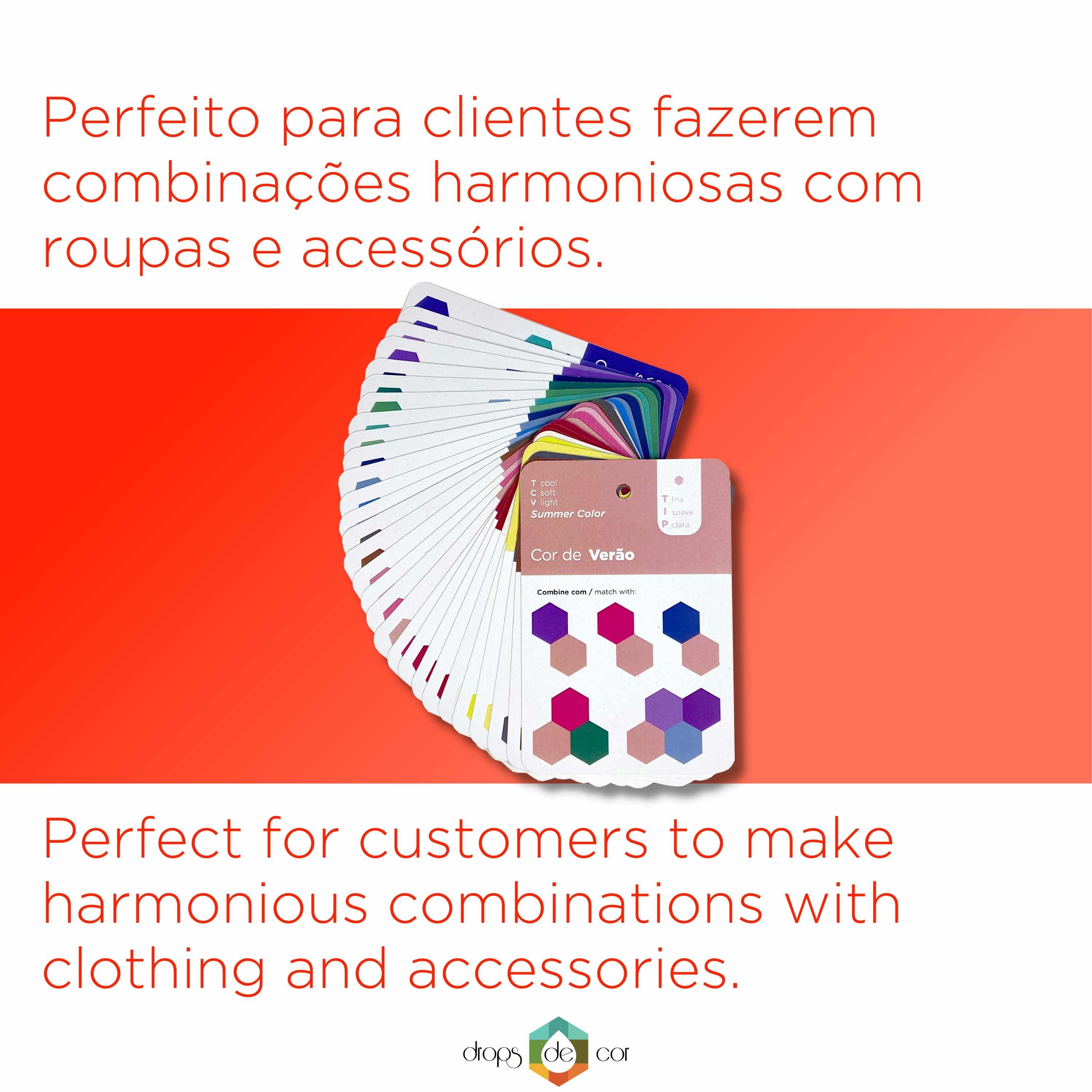 cartas de colores de verano