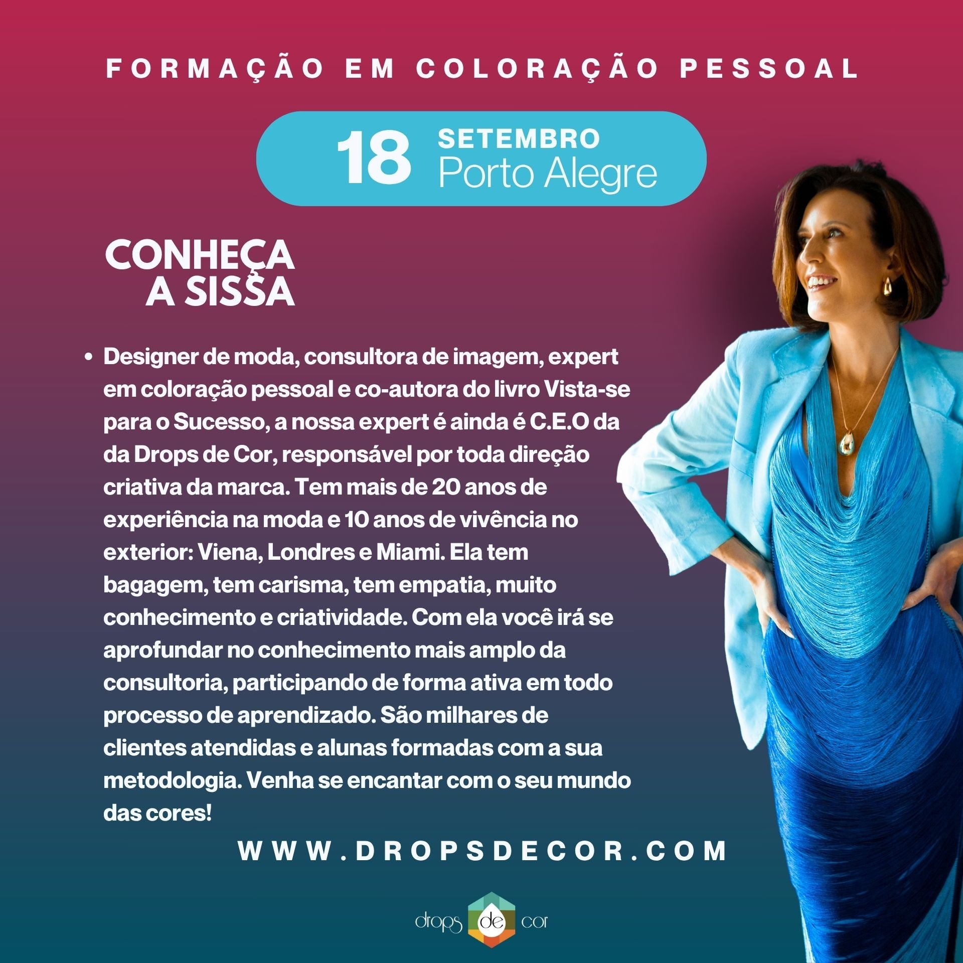 2. POA - Formação em Coloração Pessoal - 18 de Setembro