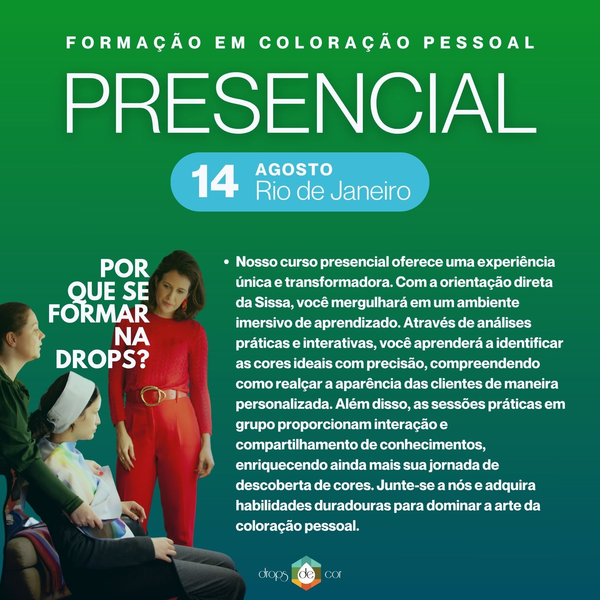 RJ - Formação em Coloração Pessoal - 14 de Agosto