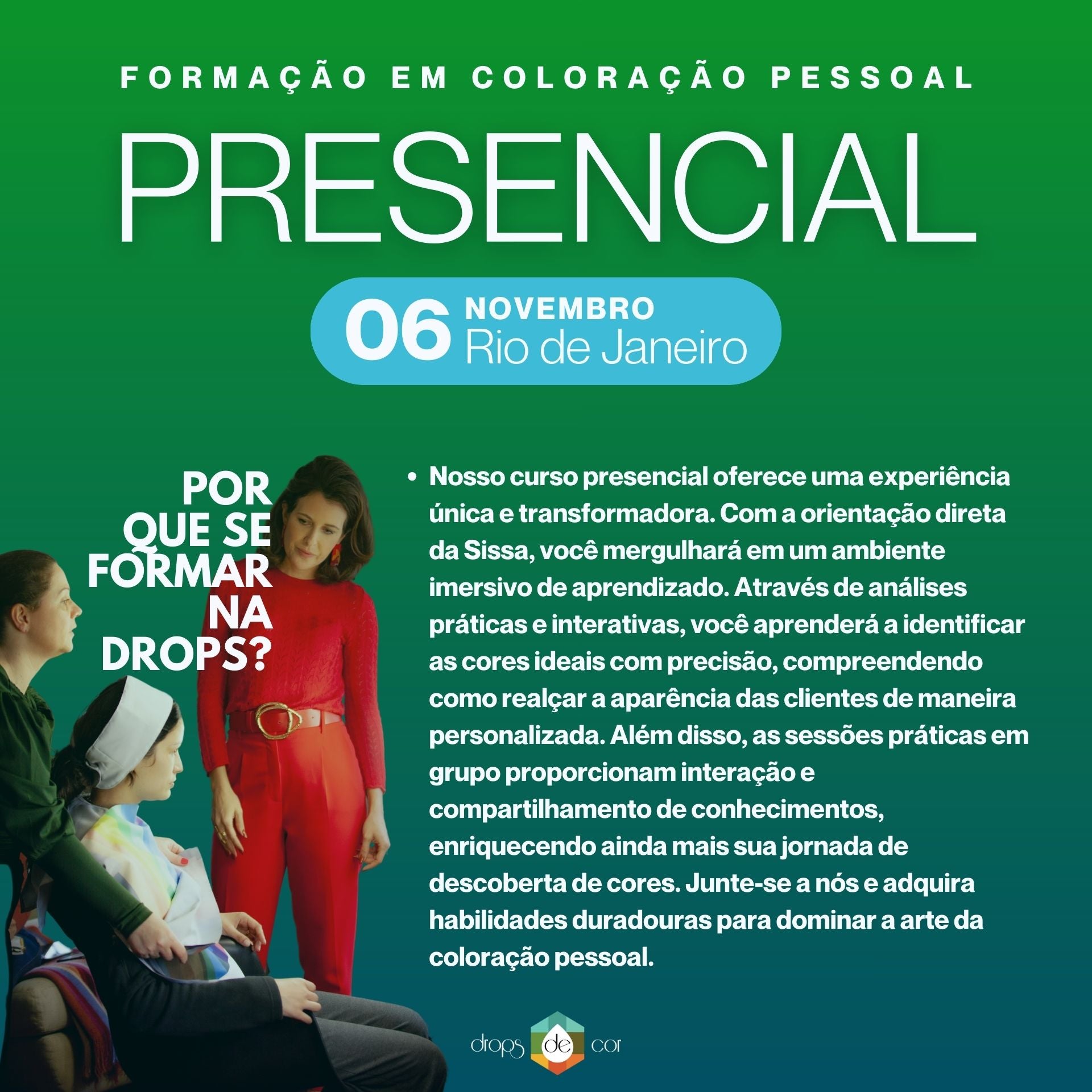 RJ - Formação em Coloração Pessoal - 6 de Novembro