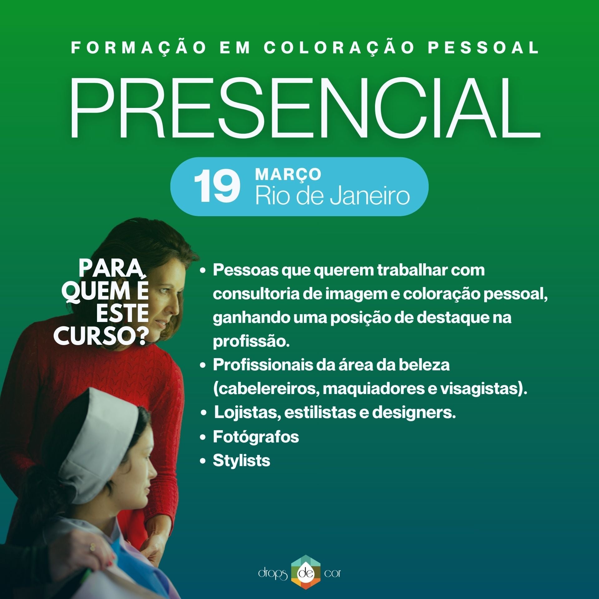 RJ - Formação em Coloração Pessoal - 19 de Março