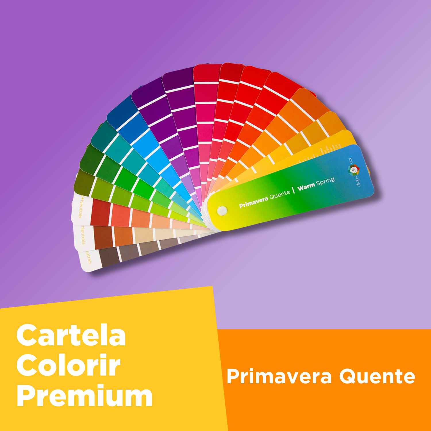 Cartela ColoRir Primavera Quente