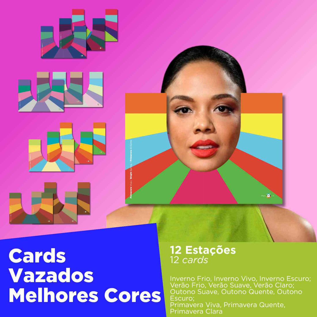 Kit Cartaz Vazado Melhores Cores