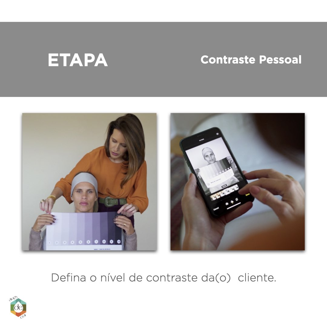 Drape Nível de Contraste Pessoal