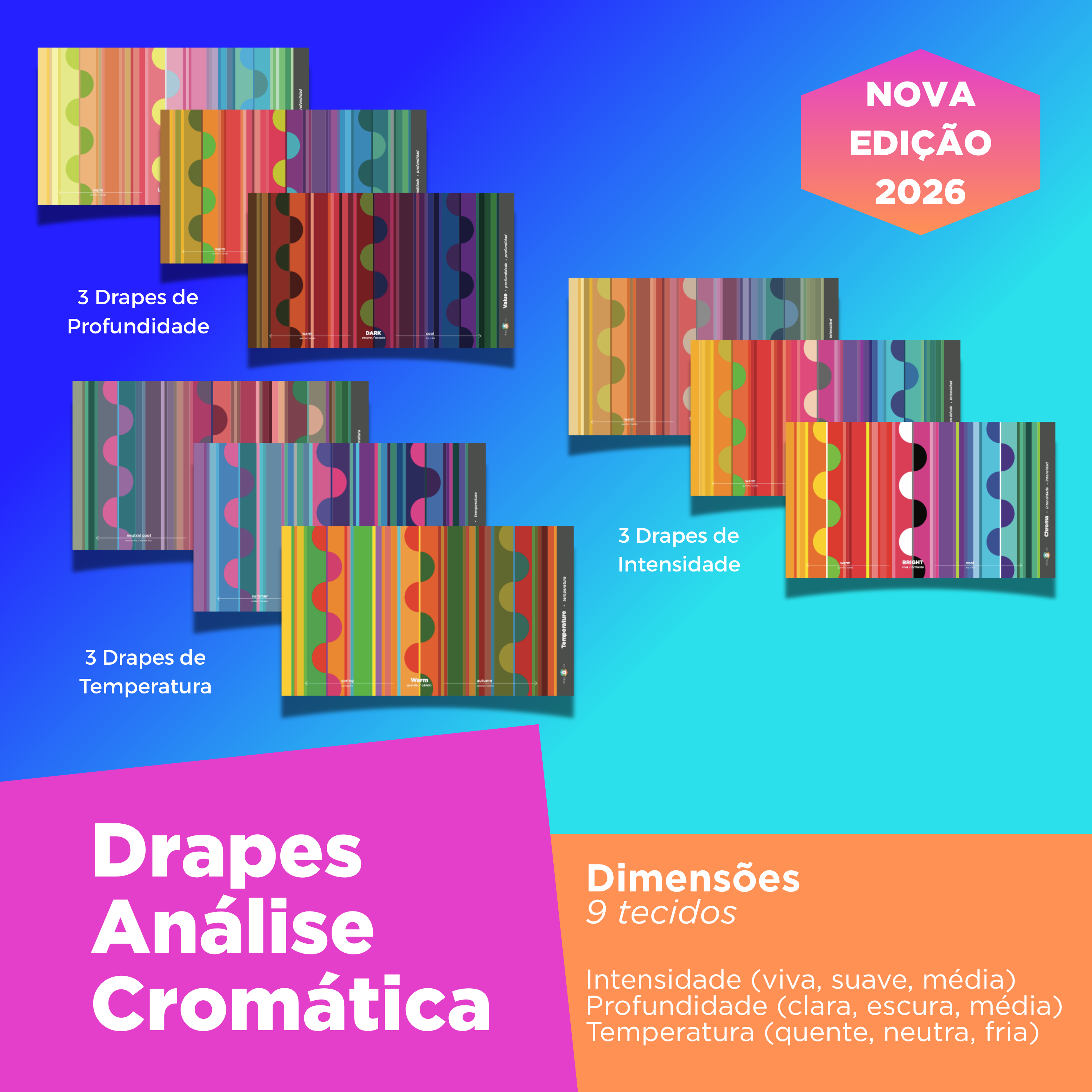 Nova Edição 2026 – Drapes Dimensões