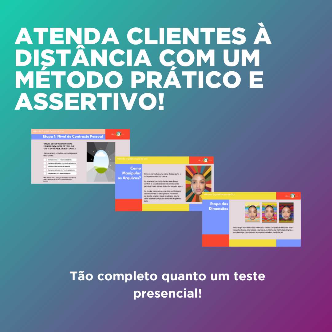 Método Digital Drops de Cor no Canva