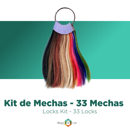 Kit de tono de cabello - Candados y Tarjetas
