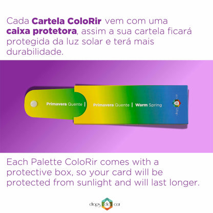 Tarjeta de verano suave ColorRir