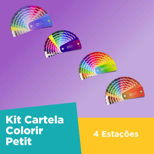 Kit Cartela ColoRir Petit 04 Estações