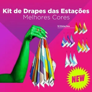 Kit Drapes das 12 Estações - Melhores Cores
