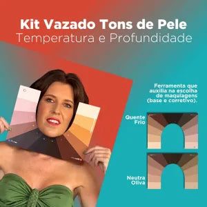 Kit Vazado Tons de Pele
