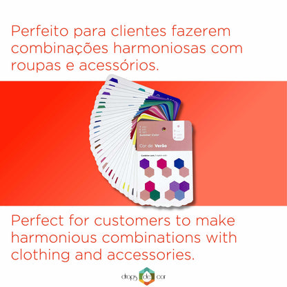 cartas de colores de verano