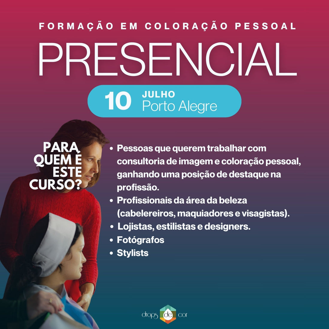 POA - Formação em Coloração Pessoal - 10 de Julho