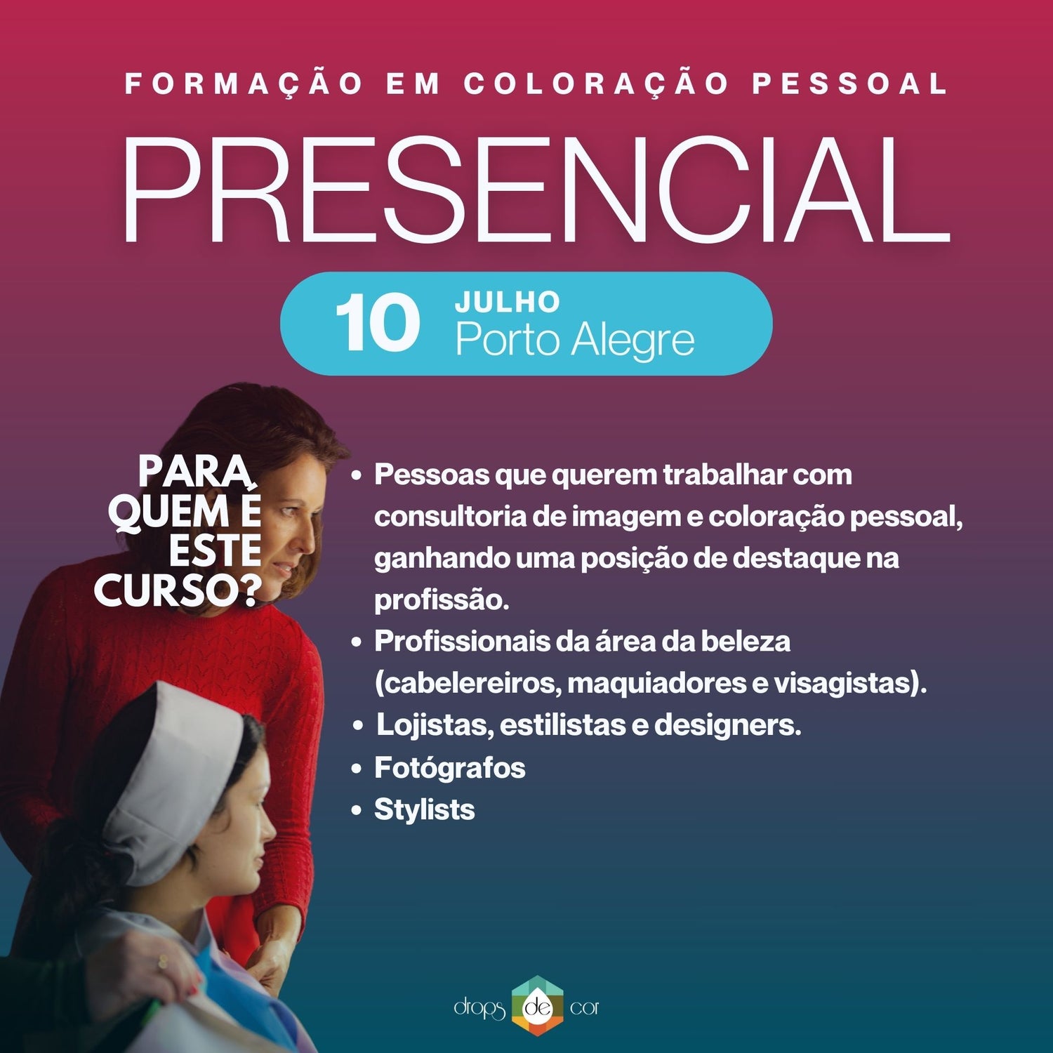 POA - Formação em Coloração Pessoal - 10 de Julho
