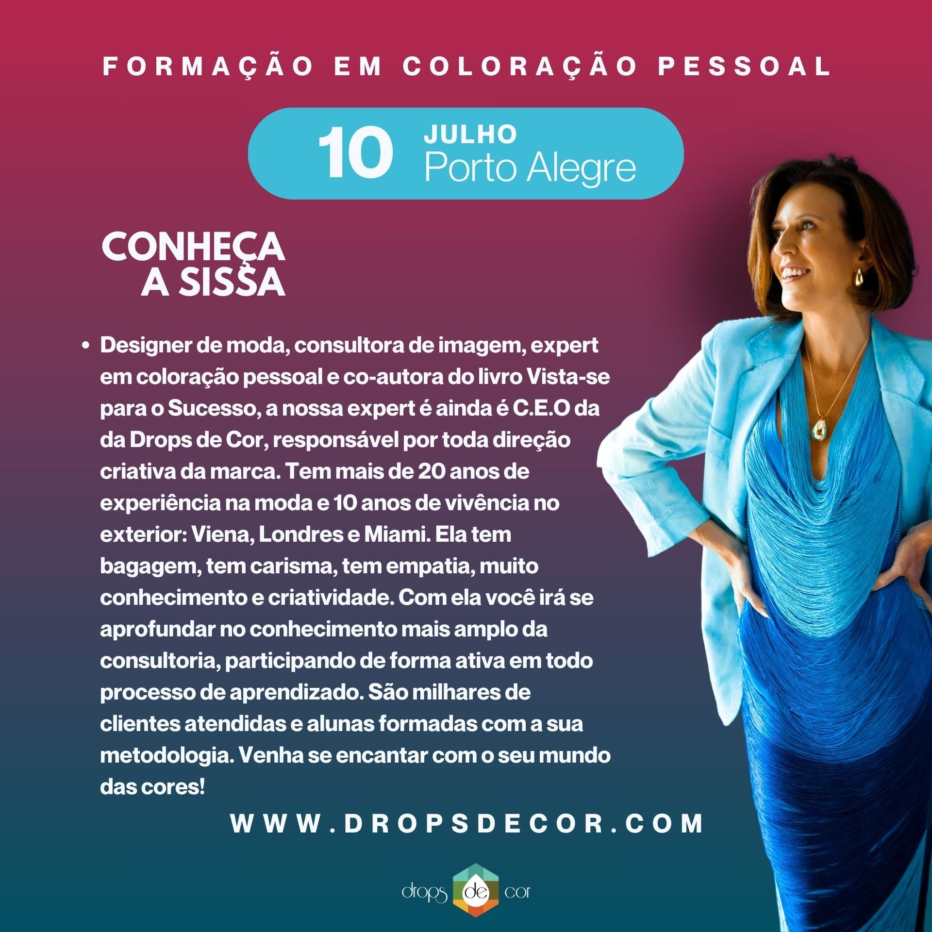 POA - Formação em Coloração Pessoal - 10 de Julho