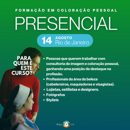 3. RJ  - Formação em Coloração Pessoal - 14 de Agosto