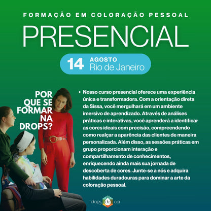 3. RJ  - Formação em Coloração Pessoal - 14 de Agosto