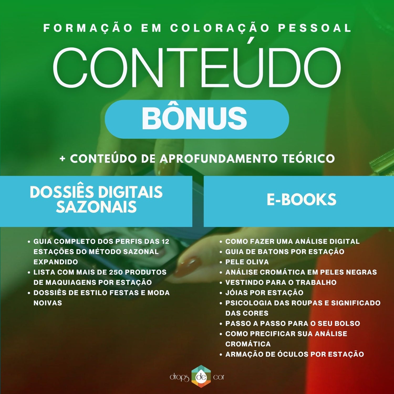 RJ  - Formação em Coloração Pessoal - 14 de Agosto