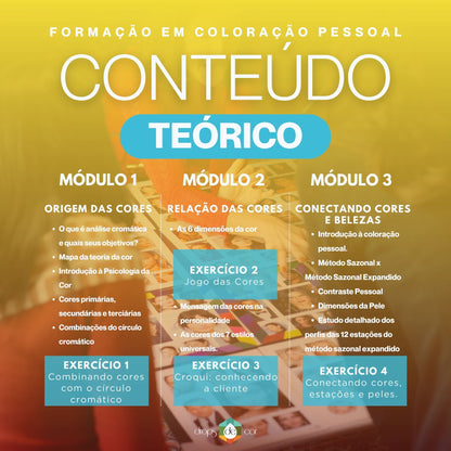 BH - Formação em Coloração Pessoal - 16 de Junho