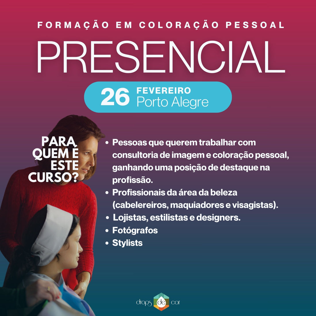 POA - Formação em Coloração Pessoal - 26 de Fevereiro