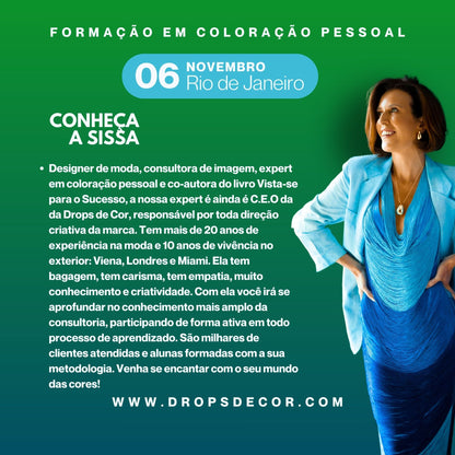 RJ  - Formação em Coloração Pessoal - 6 de Novembro