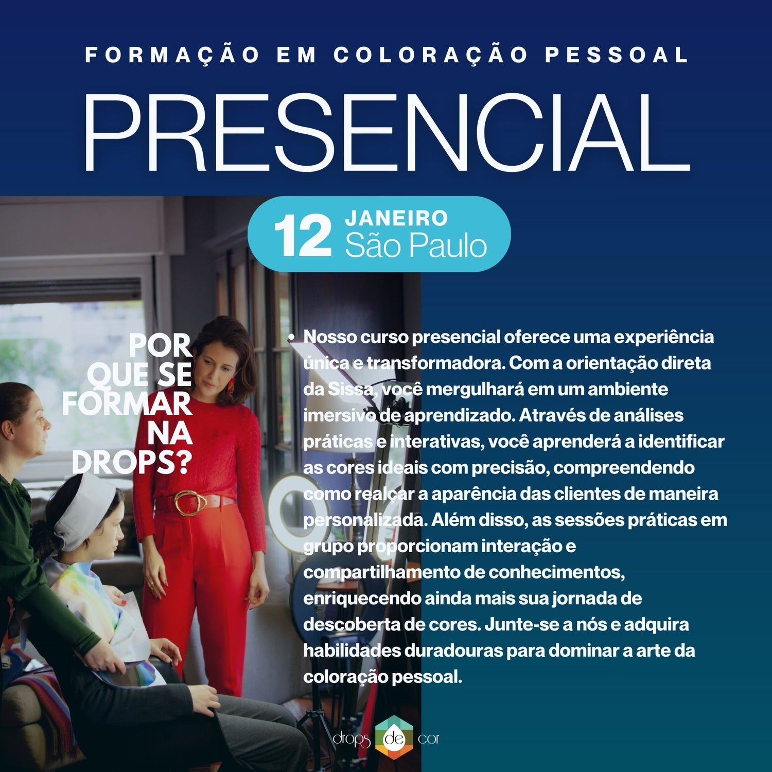 SP - Formação em Coloração Pessoal - 12 de Janeiro