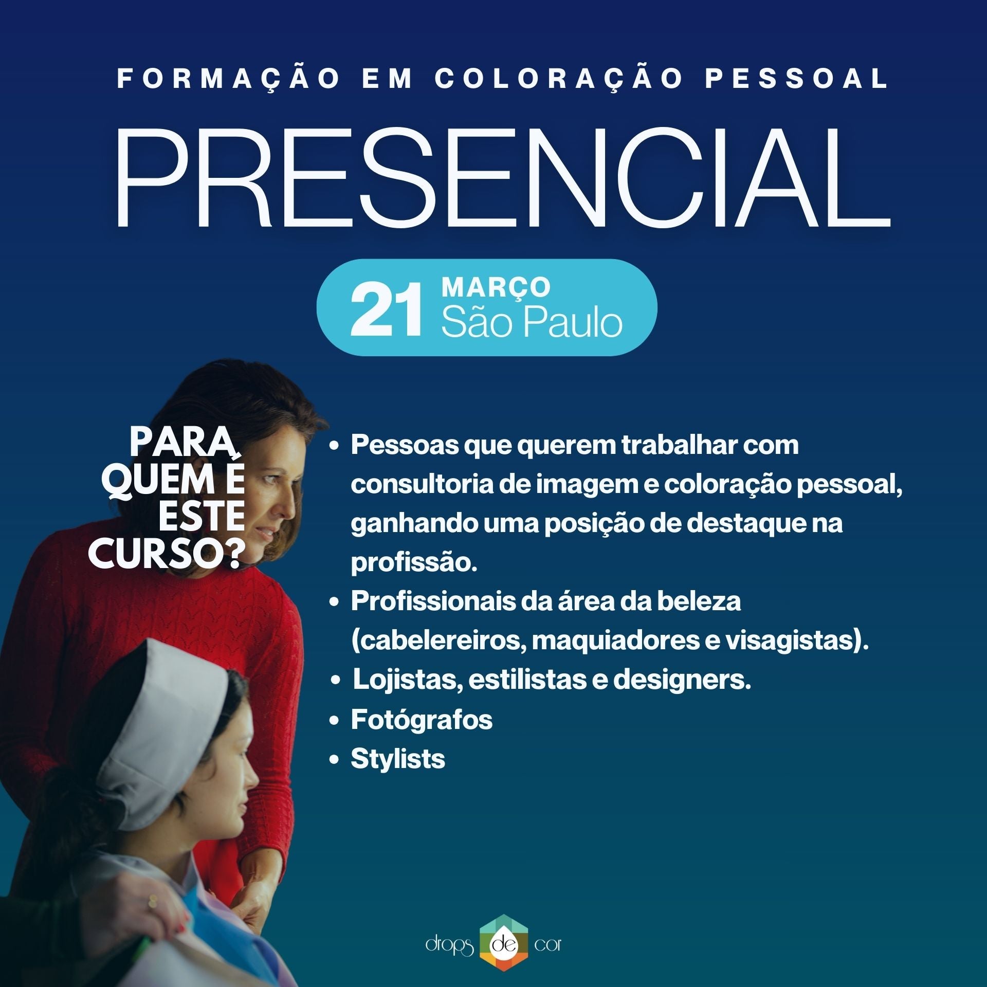 SP - Formação em Coloração Pessoal - 21 de Março