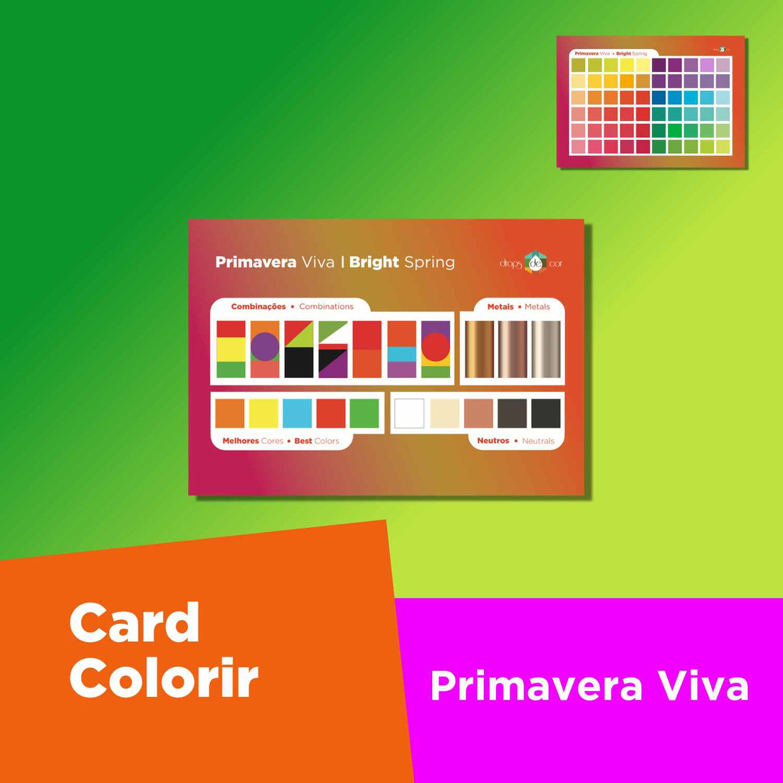 Card ColoRir Primavera Viva