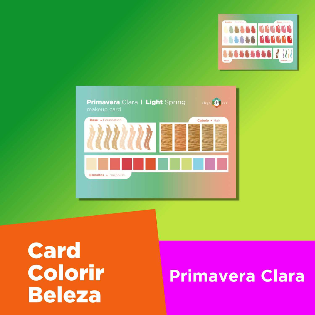 Tarjeta Belleza ColorRir Primavera Clara