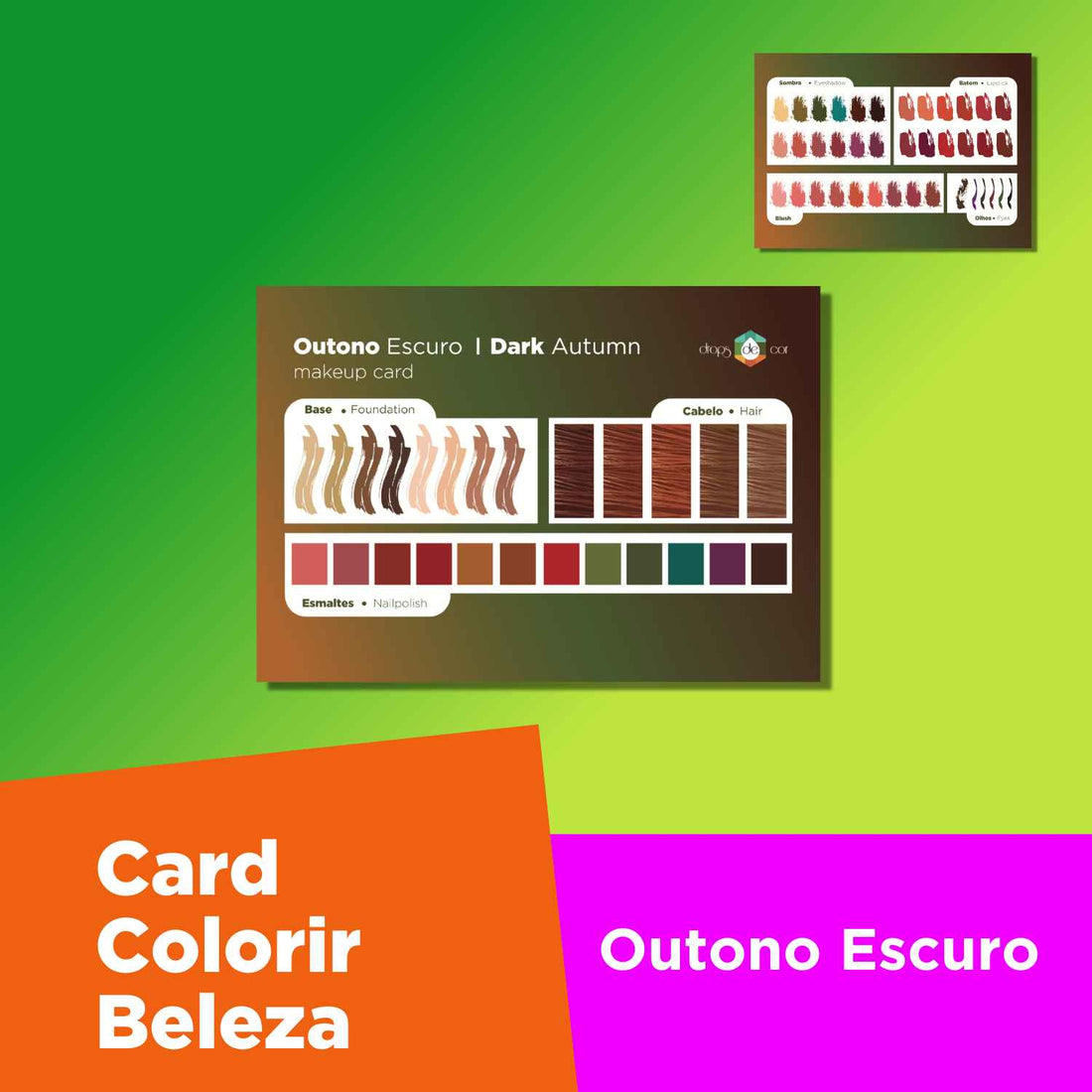 Tarjeta Belleza ColorRir Oscuro Otoño