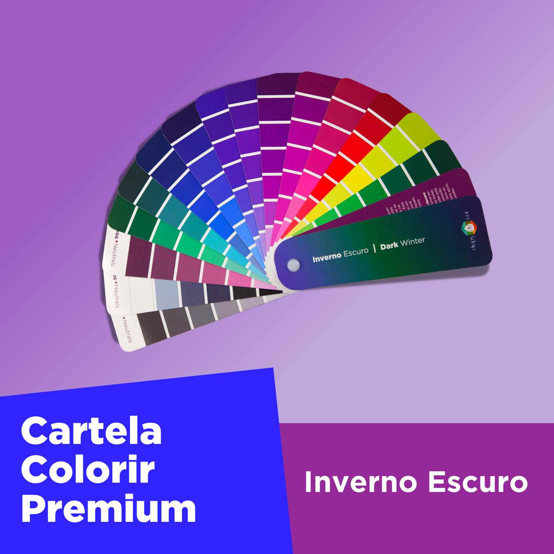 Cartela ColoRir Inverno Escuro