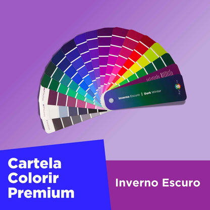 Cartela ColoRir Inverno Escuro