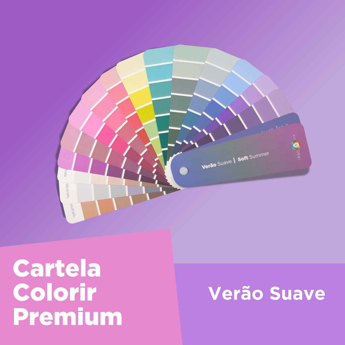 Tarjeta de verano suave ColorRir