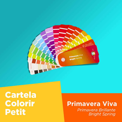 Cartela ColoRir Petit Primavera Viva