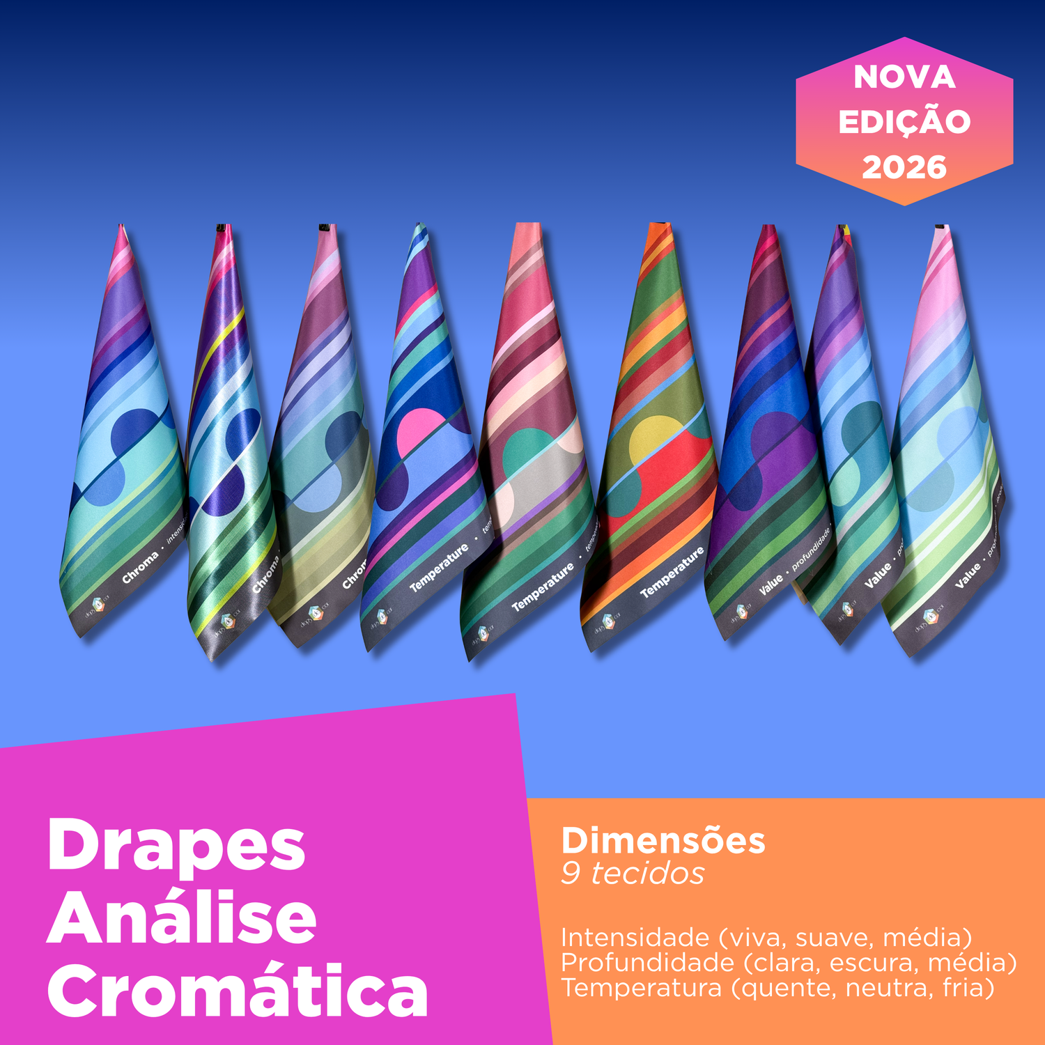 Nova Edição 2026 – Drapes Dimensões