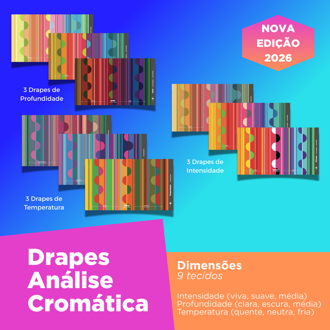 Nova Edição 2026 – Drapes Dimensões