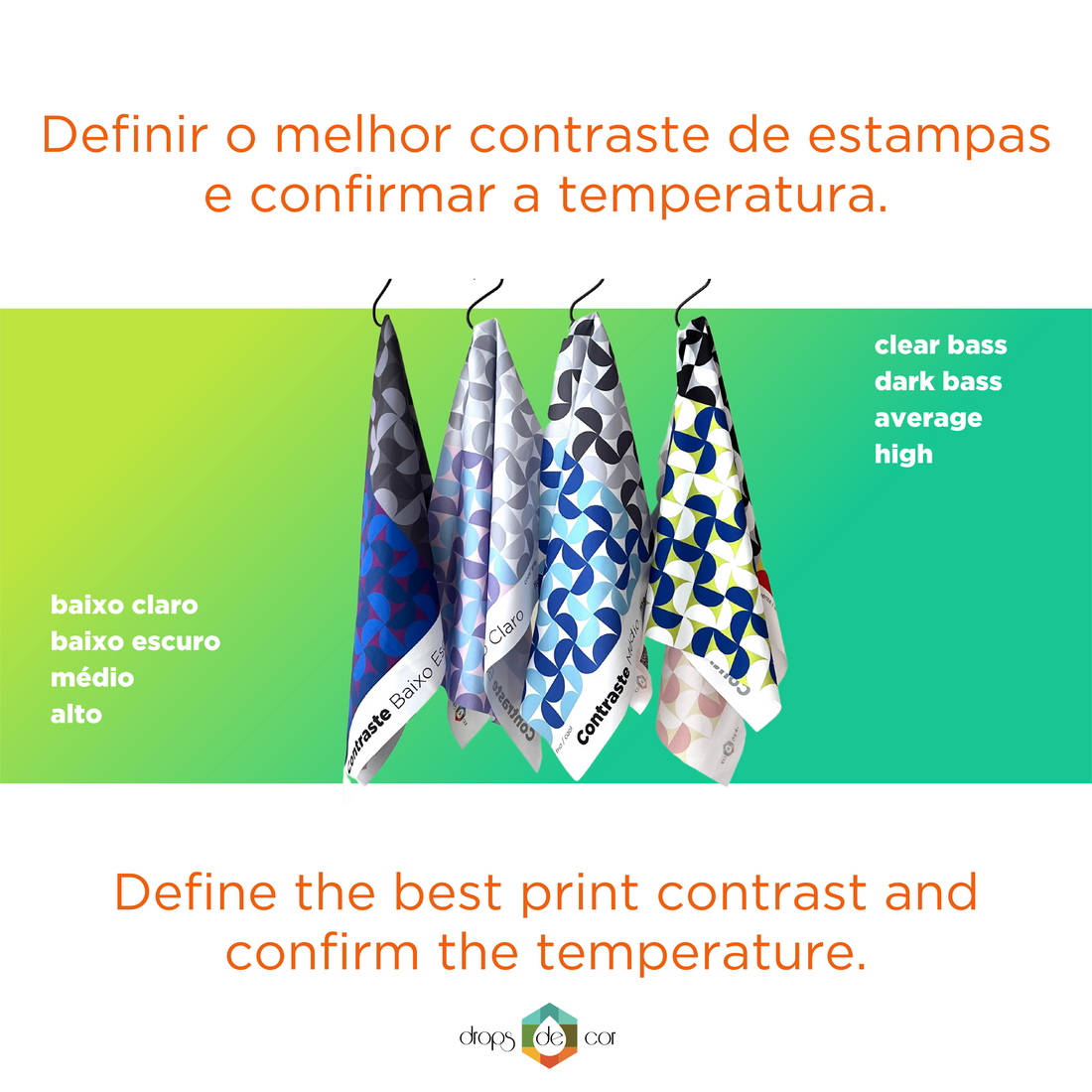 Drapeados Contrastes y Estampados