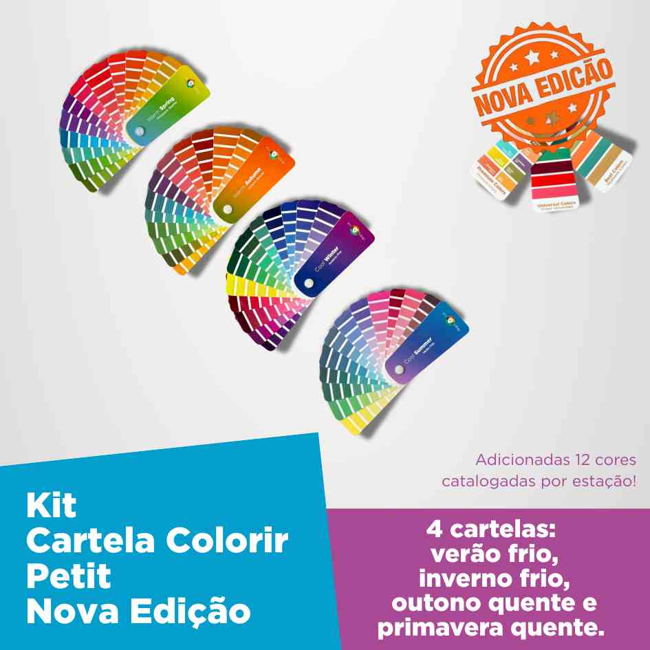 Kit Cartela ColoRir Petit 04 Estações