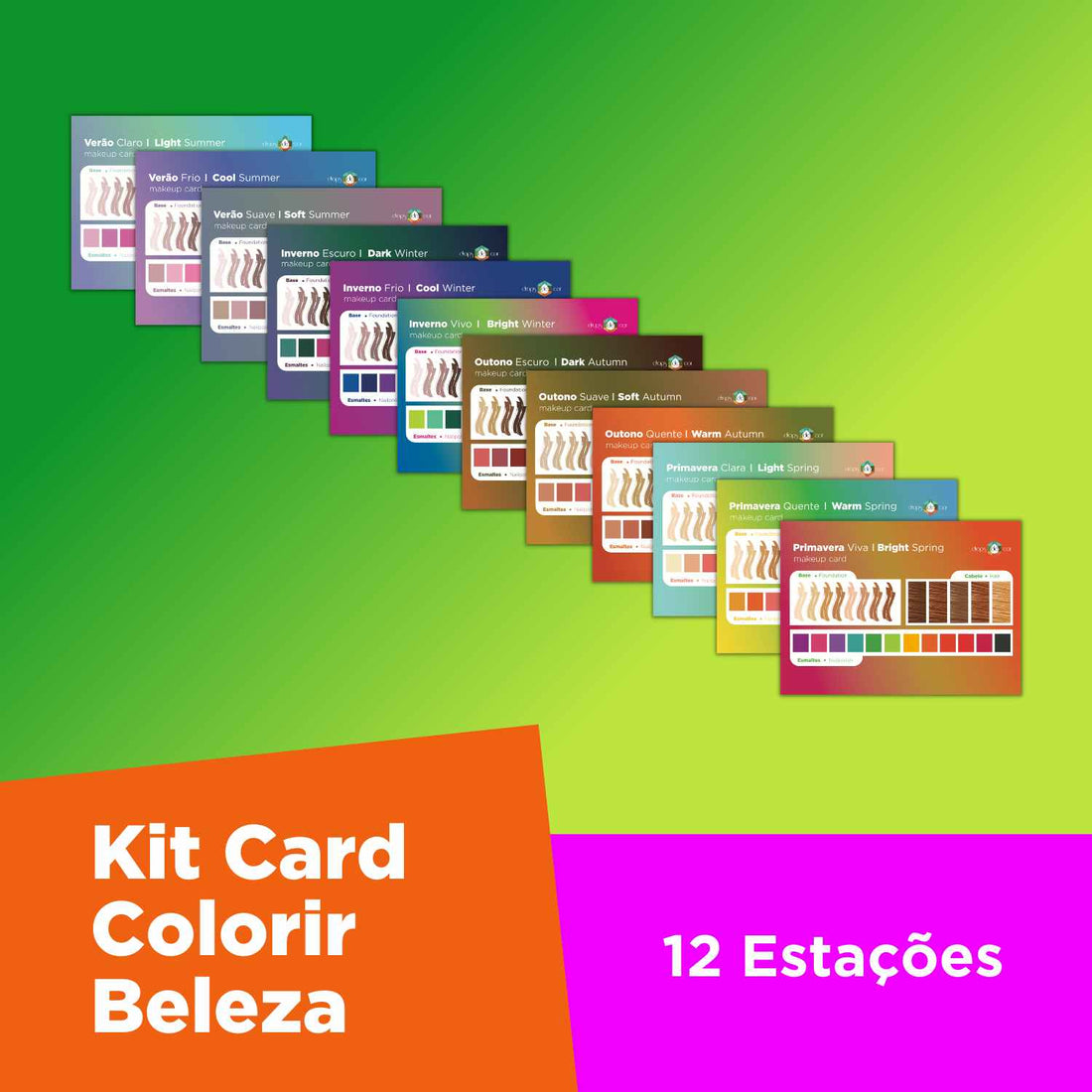 Kit Card Beleza ColoRir