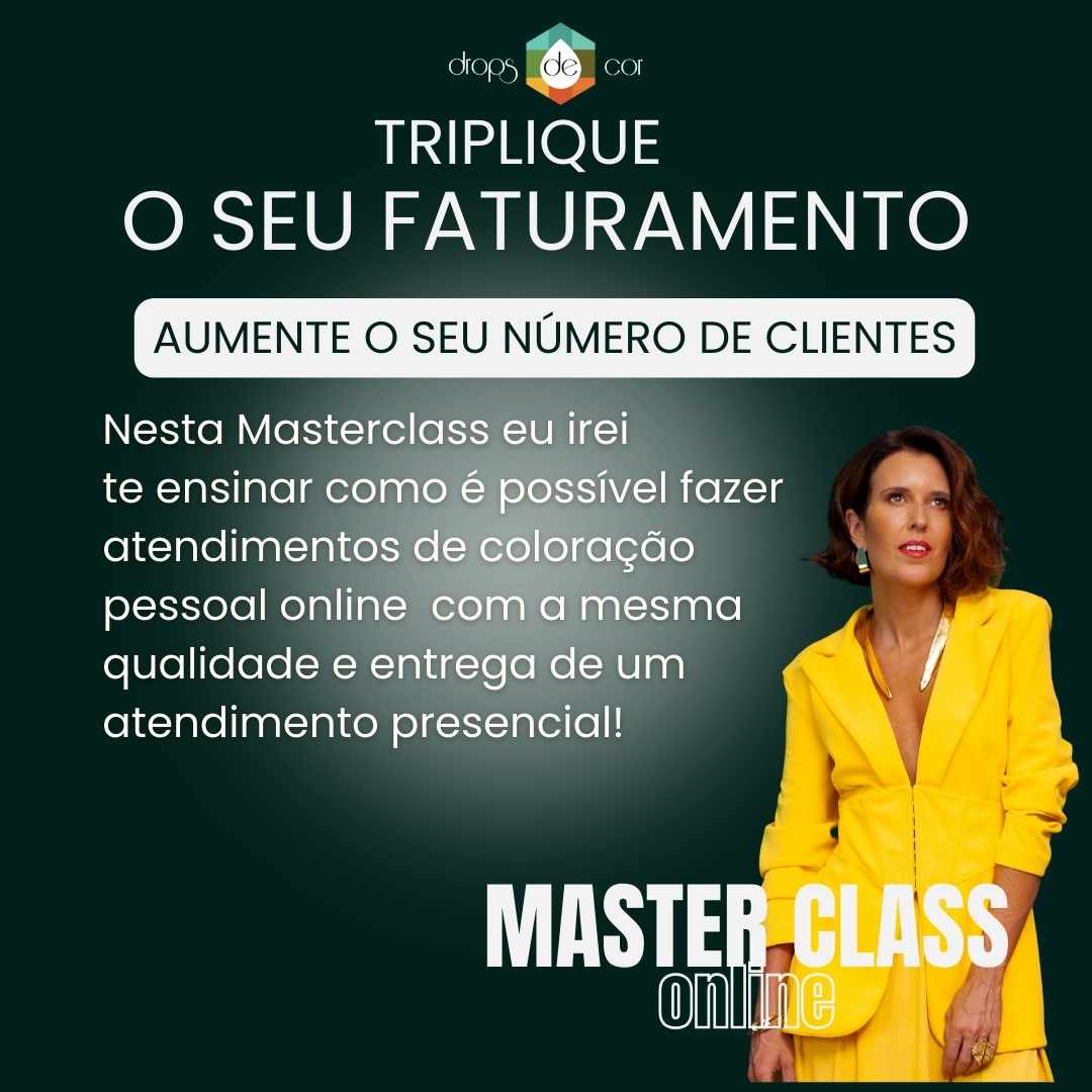 Masterclass de Coloração Pessoal Online