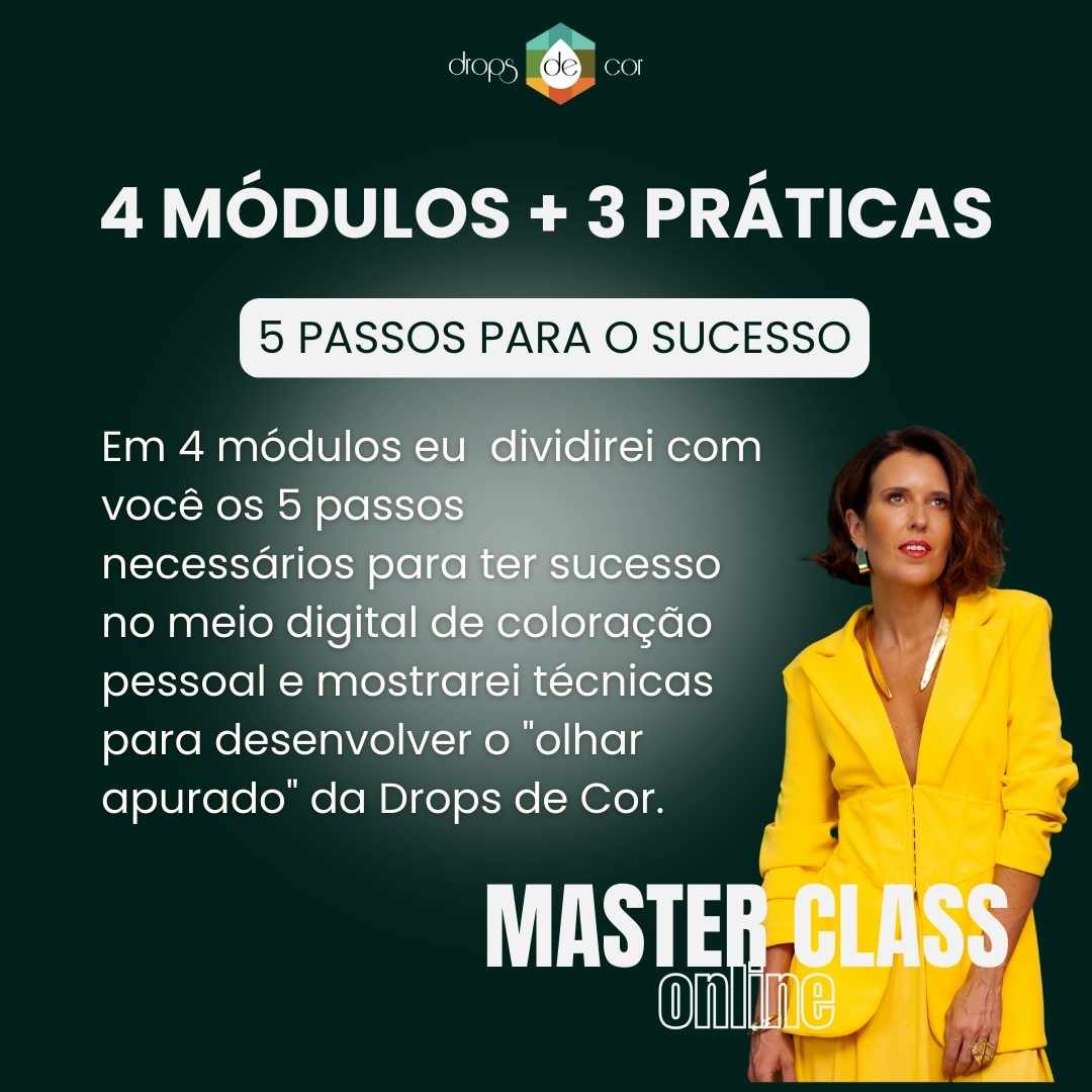 Masterclass de Coloração Pessoal Online