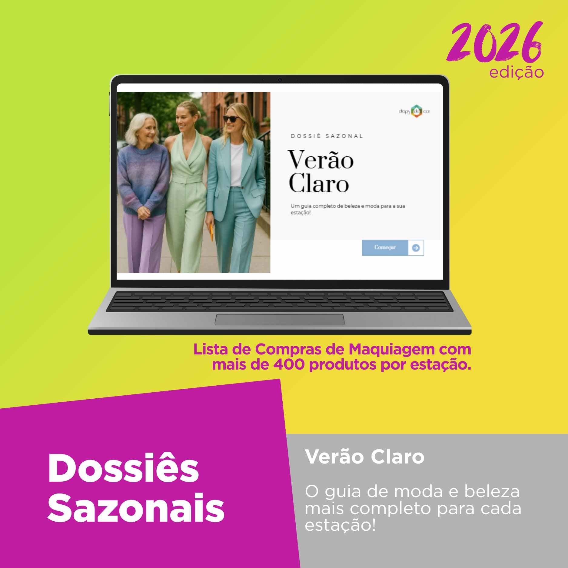 Dossiê Sazonal 2026- Verão Claro
