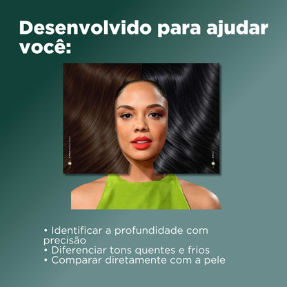 Cards de Tons de Cabelo Premium