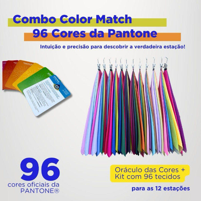 Kit de Tecidos Pantone  + Oráculo das Cores