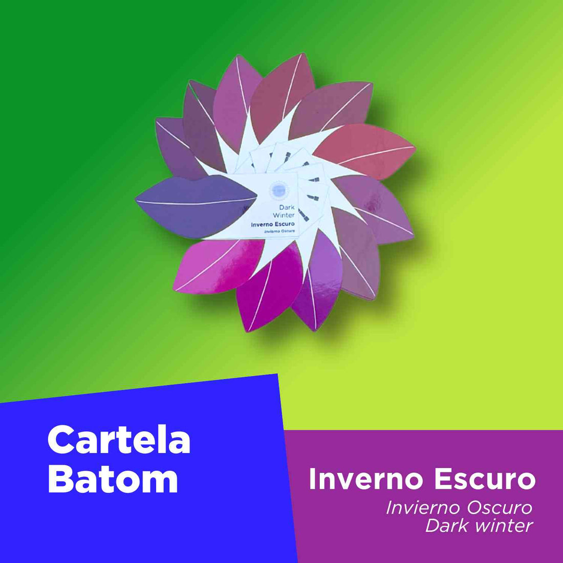 Cartela Batom + Make + Cabelo - Inverno Escuro
