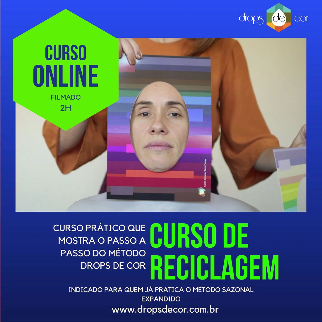 Curso de Reciclagem Prático em Coloração Pessoal - Português